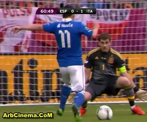 تعادل إيطاليا X اسبانيا 1-1 مشاهدة أهداف المباراة يورو 2012